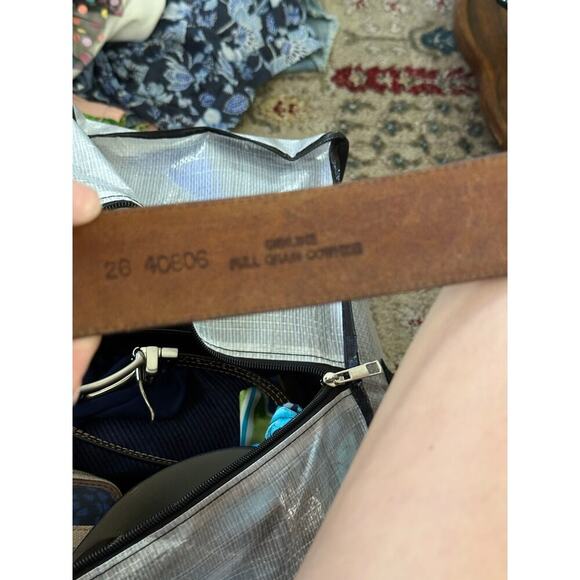 BRIGHTON Men's Brown Genuine Leather Western Full Grain Cowhide Belt Size 26 - Picture 5 of 7